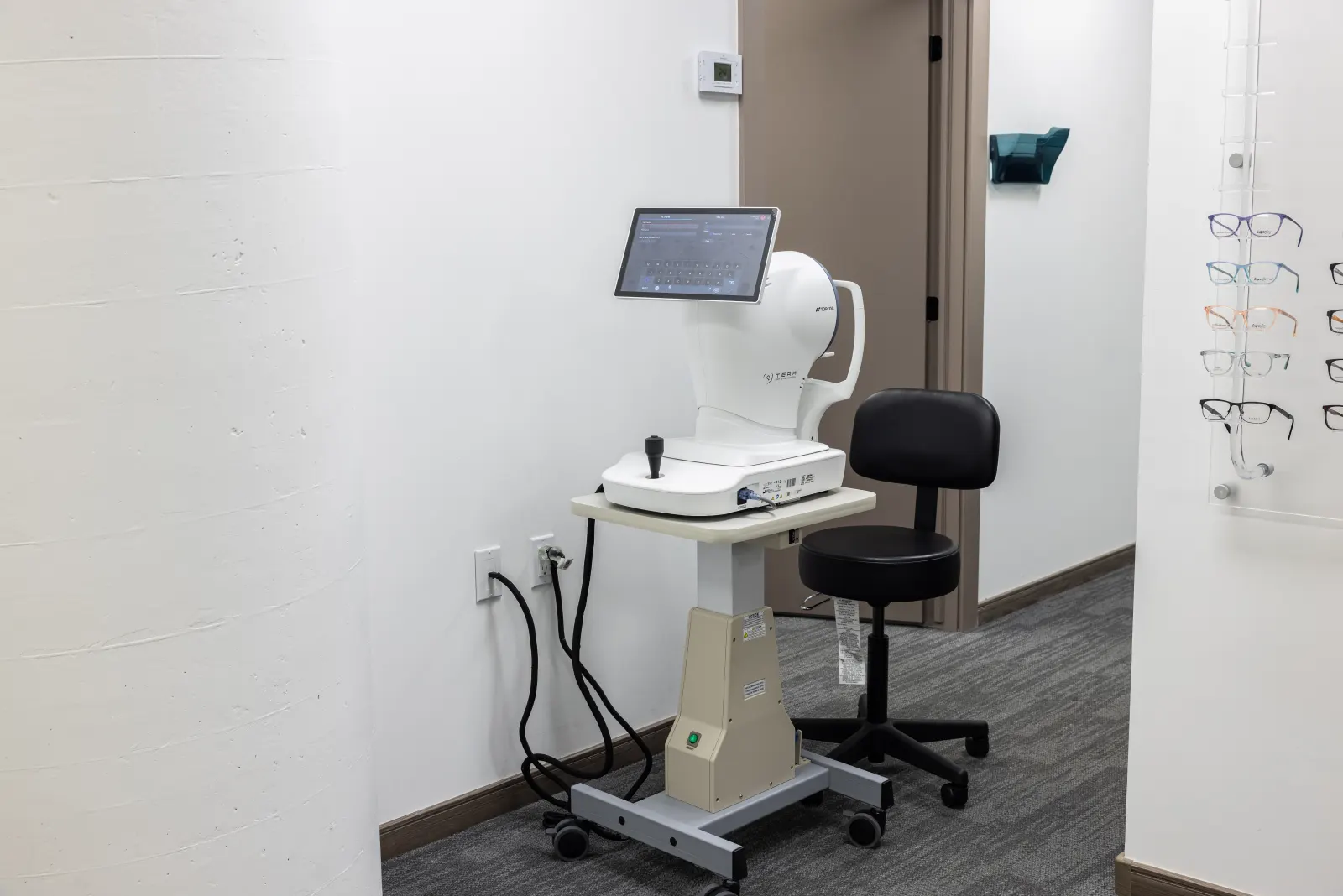 Diagnostic equipment inside the clinic